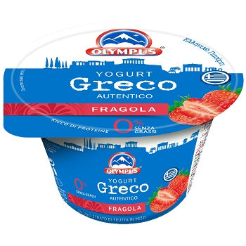YOGURT GRECO FRAGOLA 0% GRASSI 150 GR